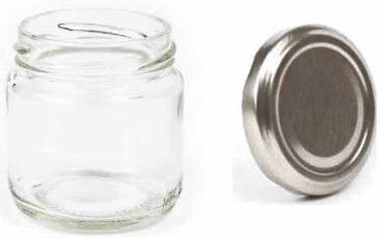 Homestyle Vase General Use with Lid Glass Transparent 40ml Homestyle Vase General Use with Lid Glass Transparent 40ml