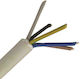 CHaralampidis Power Cord Type NYM with Cable Properties 5x4mm² in White Colour 1m