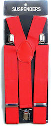 Red Carnival Suspenders