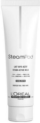 L'Oreal Professionnel SteamPod Κρέμα Θερμοπροστασίας Μαλλιών για Ίσιωμα 2-In-1 για Λεπτά Μαλλιά 150ml