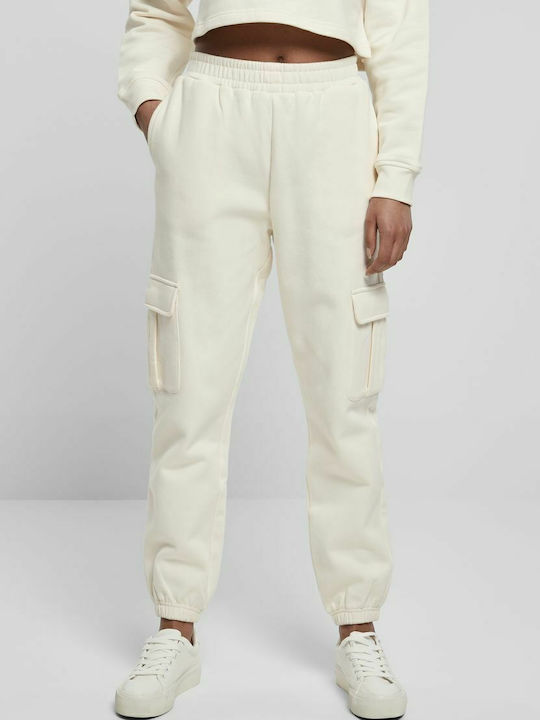 Jogginghose Jogger Vlies White Sand