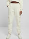 Jogginghose Jogger Vlies White Sand