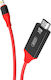 XO GB-006 HDMI 1.4 High Speed 1080p 120Hz Cable HDMI male - Lightning male 2m Κόκκινο