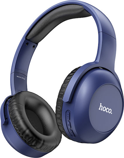 Hoco W33 Безжични / Жични On Ear Слушалки с 10 часа Работа Сини