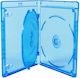 MediaRange DVD кутия BOX38-3-30 за 3 диска с прозрачно лице в цвят Син 1бр