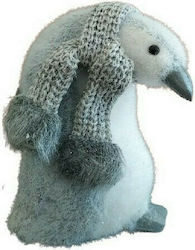 JK Home Decoration Weihnachtsfigur Pinguin Gray 20.5x12.5x8.50cm