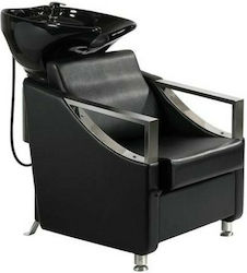 Jack Taylor Jack Taylor 2017 Stationary Hair Salon Sink with Black Plastic Chair