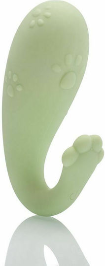 Zenn Feel The Power Sweet Double Fun Vibrator Doppelter Vibrator 9.8cm Green