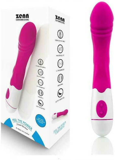 Zenn Feel The Power G-spot Vibrator G-Spot 20cm Roz