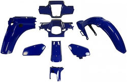 Motorcycle Plastic Set for Honda GLX Blue 8pcs