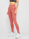Women's Long Training Legging High Waisted Pink