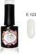 Gellie Ημιμόνιμο Βερνίκι Νυχιών E 123 10ml