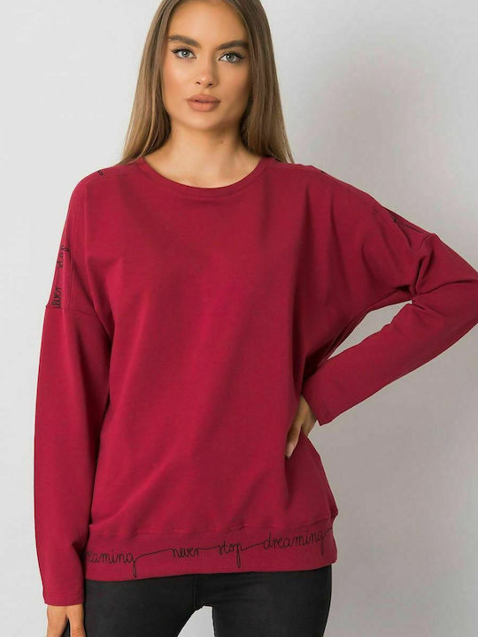 Relevance Women's Sweatshirt Burgundy