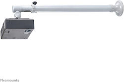 Neomounts Βάση Projector Οροφής με Μέγιστο Φορτίο 12kg Ασημί