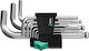 Wera Σετ 9 Κλειδιά Allen σε Σχήμα L 950PKS/9SMN