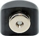 Door Stopper Magnetic Plastic Black 1pcs