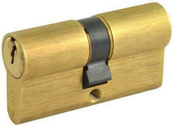 Cisa 08010 Simple cylinder in Gold (Brass)-27x33