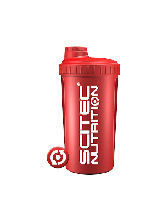 Scitec Nutrition Shaker Proteine 700ml Plastic Roșu