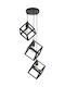 ARlight PDT 1249-3 ΒΚ Pendant Light Black with Socket E27 35x95cm