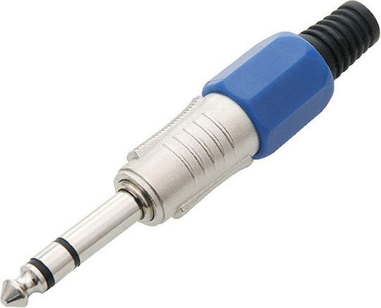 Stecker 6,3mm Klinke Stereo männlich Silber (DM-9361)