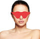Darkness Red Eye Mask BDSM Μάσκα σε Κόκκινο Χρώμα