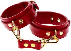 Taboom Ankle Cuffs Handcuffs Red