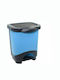 Sidirela Plastic Perie de toaletă 8lt Blue - Black Albastru - Negru