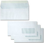 Envelope white with right window sticker 11,4x23 cm 1 piece Kotsonis