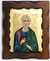 Saint Andrew Wooden Icon 16x13cm