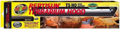 Croci Zoo Med Reptisun T5 Terrarium Hood Λάμπα για Ενυδρείο Ερπετών 24W