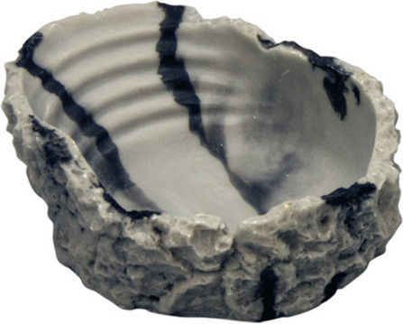 Hobby Aquaristik Drinking Bowl Marbled Feeder/Waterer for Reptiles Terrarium 50lt