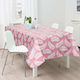 Flamingo Palm Polyester Stain Resistant Tablecloth Pink 150x180cm