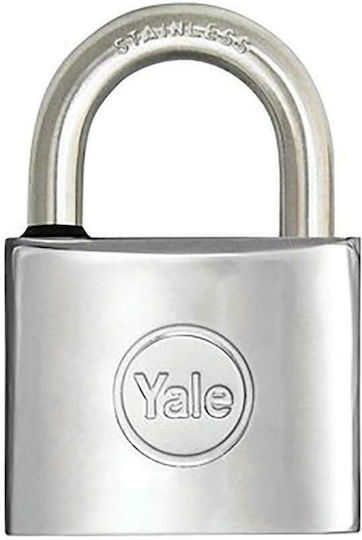 Yale Steel Padlock Brass with Key 40mm 1pcs