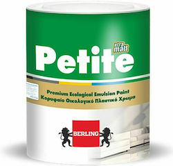 Berling Petite Matt Plastic Ecological Paint for Interior Use Yellow 3lt