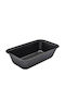 Sidirela Noir Formă de Patiserie pentru Chec Rectangulare din Aluminiu 30x15x7buc 1buc