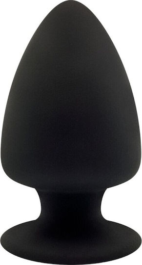 SilexD Premium Silicone Dual Density Thermo Reactive Πρωκτική Σφήνα Medium Μαύρη 11cm