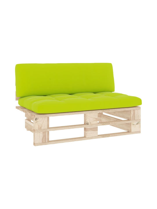Zweisitziges Sofa Außenbereich aus Paletten mit...