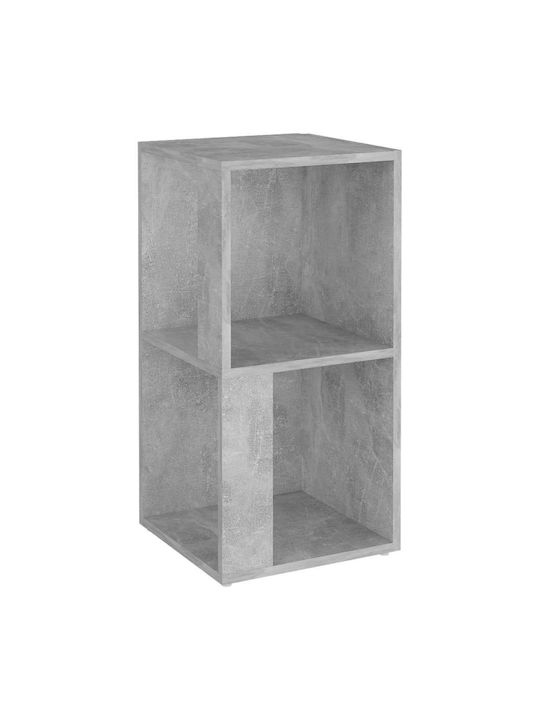 Corner Shelving Unit Floor Grey Concrete 33x33x...