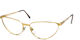 Vogue Damen Metallischer Brillengestell Katzenauge Gold VO3039 ORO