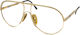 Carrera Herren Metallisches Brillengestell Gold 5305 40