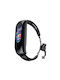 Hurtel Bracelet Armband Rostfreier Stahl Schwarz (Mi Smart Band 5/Mi Smart Band 6)