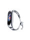 Hurtel Bracelet Armband Rostfreier Stahl Silber (Mi Smart Band 5/Mi Smart Band 6)