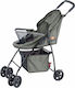 Ferplast Globetrotter Waterproof Dog Carrying Gray Stroller for 9kg Pets L80xW42xH95cm