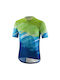 Bicycle Line Brake Bărbați Mâneci scurte Tricou de ciclism Verde