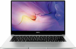 Huawei MateBook D14 14" IPS FHD (i5-10210U/8GB/512GB SSD/W10 Home) Mystic Silver (US Keyboard)
