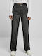 High Waist Women's Jean Trousers Grey Black