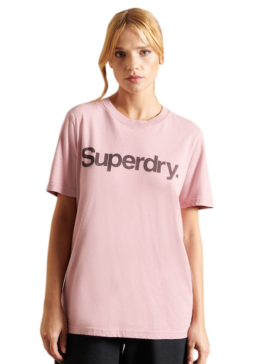 Damen T-Shirt Soft Pink
