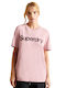 Superdry Γυναικείο T-shirt Soft Pink