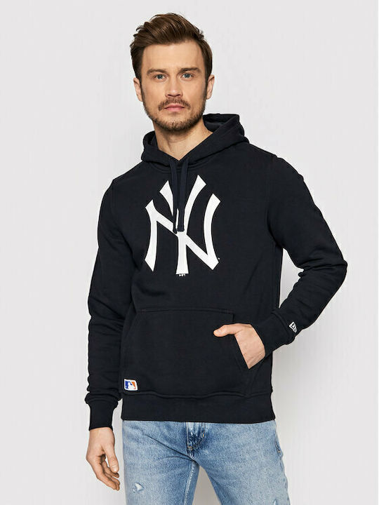 New York Yankees Φούτερ με Κουκούλα Navy Μπλε