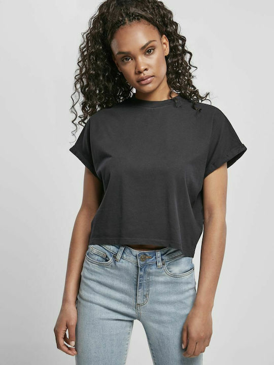Urban Classics TB4088 Γυναικείο T-shirt Μαύρο